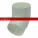 GLC PVC 152/100 Колено трубы 67 град., белый RAL 9010