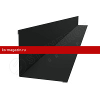 Планка для внутренних углов 110х110х2000 Stynergy (Стинержи) (CORUNDUM50-9005-0.5) /1 шт/
