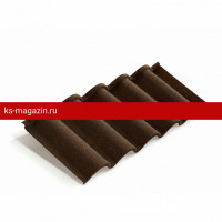 Композитная черепица Metrotile (Метротайл) Romana (Айрон барк) /лист/