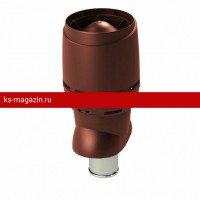 Vilpe (Вилпе) FLOW XL- 160P/ИЗ/500 вент. выход с колпаком (Красный) /1 шт/