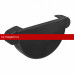 GLC PVC 152/100 Заглушка желоба универсальная, RAL 7024 серый графит