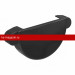 GLC PVC 152/100 Заглушка желоба универсальная, RAL 7024 серый графит