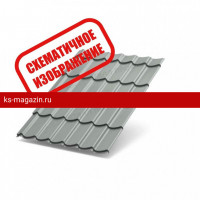 Металлочерепица МеталлПрофиль Ламонтерра-XL (Полиэстер-01-3009-0.45) /1 кв.м./