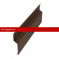 Пристенная планка накладная 30х20х50х20х2000мм Crown BT Matt 0,5мм RAL8017