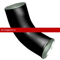Колено стока Grand Line (Гранд Лайн) Optima 90мм (RAL 9005) /1 шт/