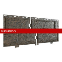 Панель фасадная UPLAST (Ю-Пласт) STONE-HOUSE Камень (Жженый)(с дв. замк) / панель/