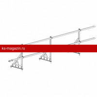 Ограждение ROOFsystems PRESTIGE ZN H-600/3,0м 2 трубы NEXT RAL3005