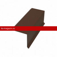 Торцевая планка наружная 100х100х2000мм PE Glance 0,5мм Zn275 RR32