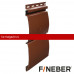 Сайдинг FineBer (Файнбер) BlockHouse Extra Acrylic 3,66м (Могано) /панель/