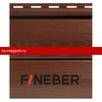 Сайдинг FineBer (Файнбер) BlockHouse Extra Acrylic 3,66м (Могано) /панель/