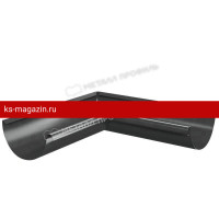 Металл Профиль Grand System lite Угол желоба внутренний (RAL 7024) D125х90 /1 шт/