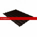 Металлочерепица классик 0,5 Satin Matt TX RAL 8017 шоколад