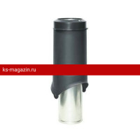 Выход вентиляции Krovent (Кровент) Pipe-VT 150 (Черный) /1 шт/
