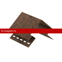 Угол наружный UPLAST (Ю-Пласт) STONE-HOUSE Камень (Жженый) / 1 шт/
