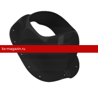 Eurovent (Евровент) VENTOS FLAT METAL N25 (RAL 9005) /1 шт/