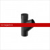 Galeco (Галеко) STAL 152/90 Тройник Черный RAL 9005 /1 шт/