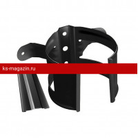 Хомут трубы (на дерево) Grand Line (Гранд Лайн) ПВХ Standart 120/87 (Графит) /1 шт/
