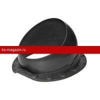 Проходной элемент Krovent (Кровент) Base-VT Wave 125/150 (Черный) /1 шт/