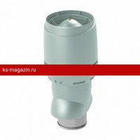 Vilpe (Вилпе) FLOW XL- 250/ИЗ/700 вент. выход с колпаком (Светло-серый) /1 шт/