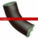 Колено стока Optima Matt 90мм RAL 8017