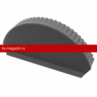 Заглушка к коньку полукруглому R90мм торцевая PE Rooftop Matt 0,5 мм Zn180 RAL7024