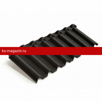Композитная черепица Metrotile (Метротайл) Gallo (Черный) /лист/
