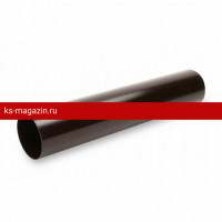 GLC PVC 152/100 Труба d 100 мм, 1 м.п., коричневый RAL 8019