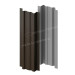 Штакетник металлический МЕТАЛЛ ПРОФИЛЬ LАNE-T 16,5х99 (VALORI-20-DarkBrown-0.5)