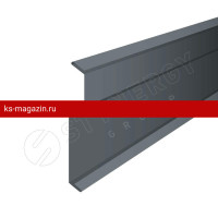 Планка примыкания в накладку 22х22х42х2000 Stynergy (Стинержи) (PURRUS PRO Matt-RAL7024-0.5)