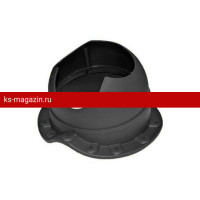 Проходной элемент Krovent (Кровент) Base-VT Wave 110 (Черный) /1 шт/