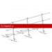 Ограждение ROOFsystems PRESTIGE ZN H-900/3,0м 3 трубы Композит RAL8019