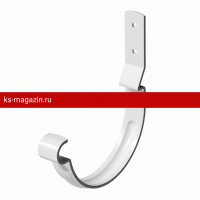 Карнизный крюк короткий Docke (Дёке) STAL PREMIUM 125/90 (Пломбир RAL9010) /1 шт/