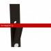 GLC PVC 152/100 Кронштейн желоба усиленный, 4 мм, коричневый RAL 8019