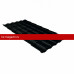 Металлочерепица кредо 0,5 Satin Matt TX RAL 9005 черный