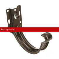Кронштейн короткий металл. Galeco (Галеко) PVC 152/100 (Темно-коричневый) /1 шт/