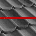 Композитная черепица Metrotile (Метротайл) MetroMistral (Сланцево-Серый) /лист/