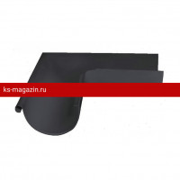 Угол желоба внешний 90 Grand Line (Гранд Лайн) Optima (RAL 7024) /1 шт/