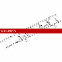 Лестница кровельная ROOFsystems PRESTIGE ZN400 1,8м NEXT Фальц RAL 3005