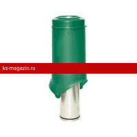 Выход вентиляции Krovent (Кровент) Pipe-VT 125 (Зеленый) /1 шт/
