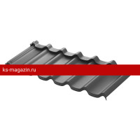 Модульная металлочерепица AquaSystem Стокгольм 1185х425 мм Pural BT Matt 0,5мм RR23