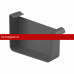 Galeco (Галеко) STAL2 125/80 Заглушка правая к лицевой планке Графит RAL 7015 ( RR23) 10шт/уп