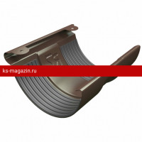 Соединитель желоба Технониколь 125/90 (Коричневый) /1 шт/
