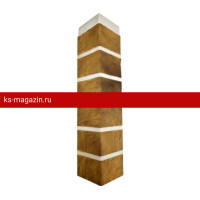 Угол наружный Альта-Профиль Кирпич Рустикальный (Цвет 05) /1 шт/
