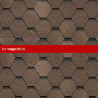 Гибкая черепица Шинглас (Shinglas) Ультра Самба (Янтарь) /1 кв.м/