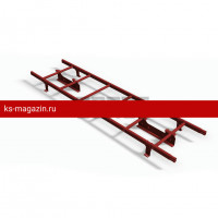 Комплект лестница кровельная Borge 1,8 м, для фальцевой кровли (RAL 3011)