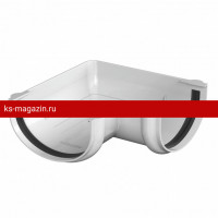 Угол желоба 90° Технониколь Оптима (Белый) /1 шт/