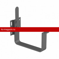 Galeco (Галеко) STAL2 125/80 Кронштейн короткий Графит RAL 7015 (RR23) /1 шт/