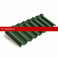 Композитная черепица Metrotile (Метротайл) Gallo (Зеленый) /лист/
