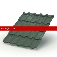 Металлочерепица МеталлПрофиль Трамонтана-S (PURETAN-20-RR11-0.5) /1 кв.м/