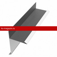 Торцевая планка сложная 140х40х85х2000мм PE Rooftop Glance 0,5мм Zn 180 RR23